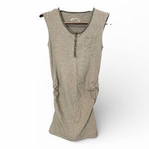 ~ Eddie Bauer Striped Dress Size S Green White